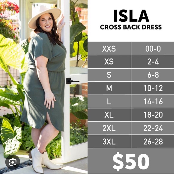 LuLaRoe Leopard Cheetah XS Isla Cross Back Dress Dolman Sleeves Hacci round hem - Picture 8 of 9